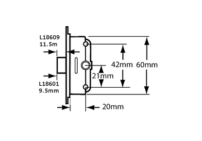 Saracen Window Gearbox 20mm