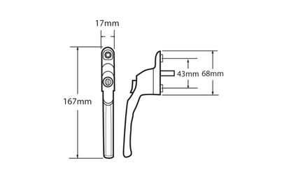 Affinity In Line Espag Handle WHAFWHWB40A