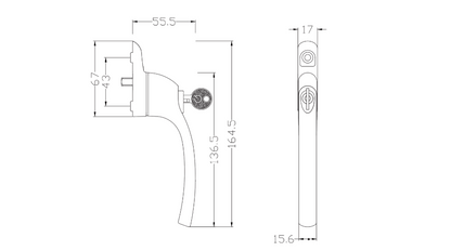 Alpha Inline Espag Handle