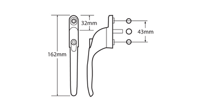 Virage In Line Espag Handle