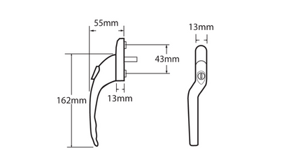 ProLinea Offset Espag Handle