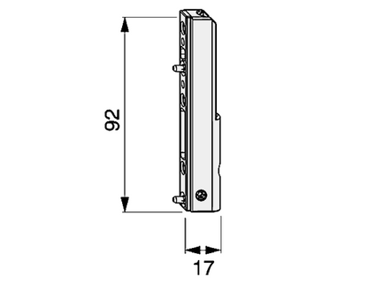 TBT Corner Support 52478 With 3mm Positioning Pin To Suit UPVC