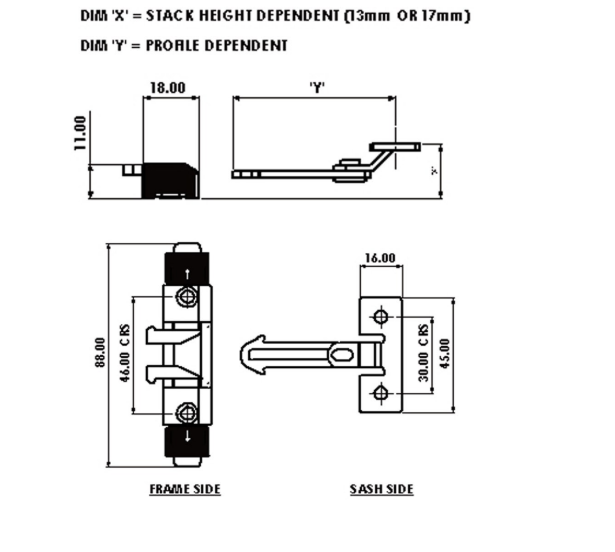 Boa Restrictor - 17mm Stack Height