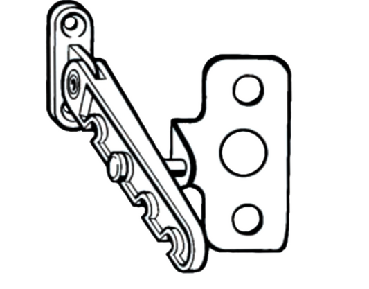 5ROT0086 Tilting Window Restrictor & Plate