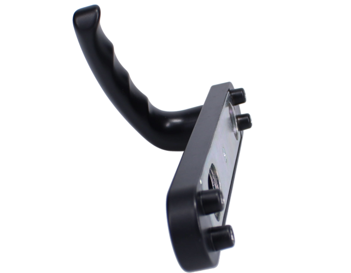 NTech Villa Balcony Door Handle External With Cutout To Suit Scandinavian Oval