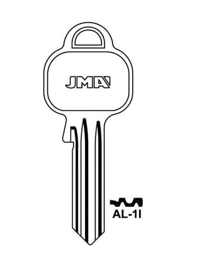 AL-1I Cylinder Key Blank