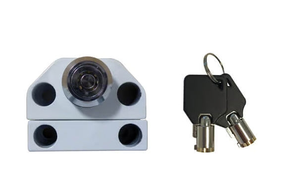Grille Collapsible Gate Push Lock With Radial Key