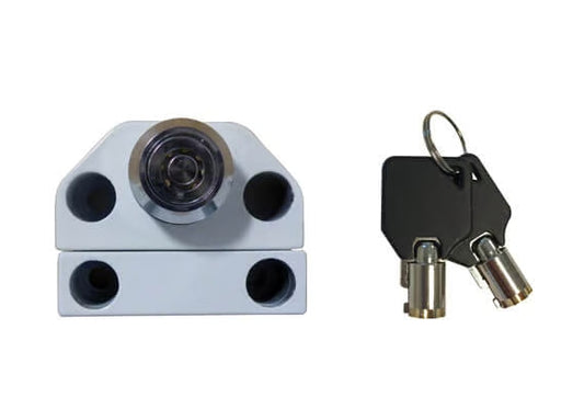 Grille Collapsible Gate Push Lock With Radial Key