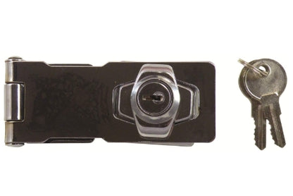 Locking Hasp & Staple Chrome