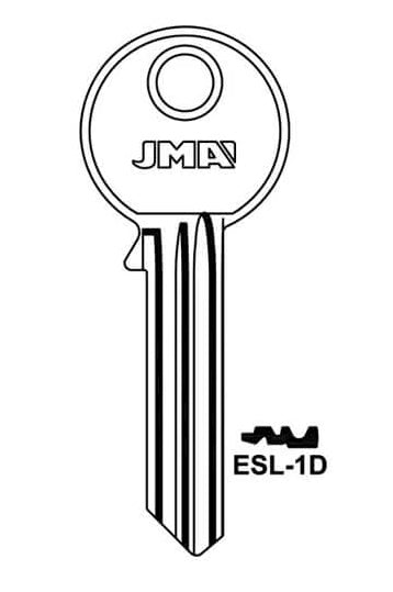 ESL-1D Cylinder Key Blank