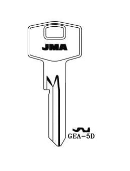 GEA-5D Cylinder Key Blank