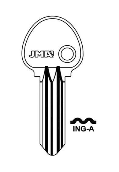 ING-A Cylinder Key Blank