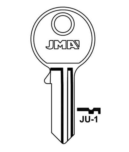 JU-1 Cylinder Key Blank