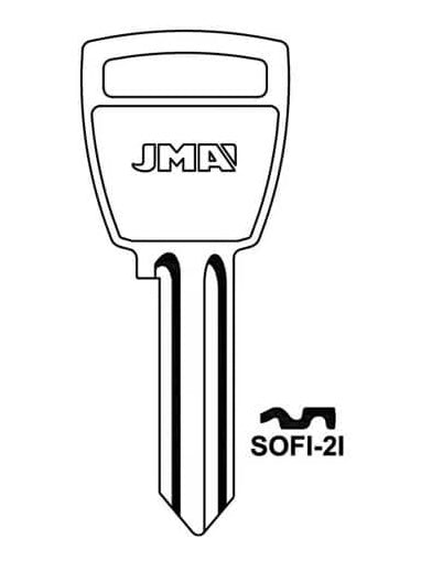 SOFI-2I Cylinder Key Blank