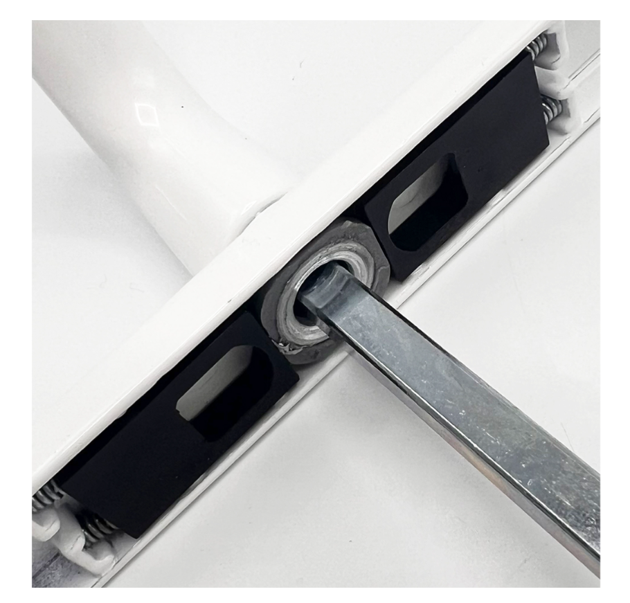 Lever UPVC Multipoint Door Handles - 85mm PZ Sprung 195mm Screw Centres