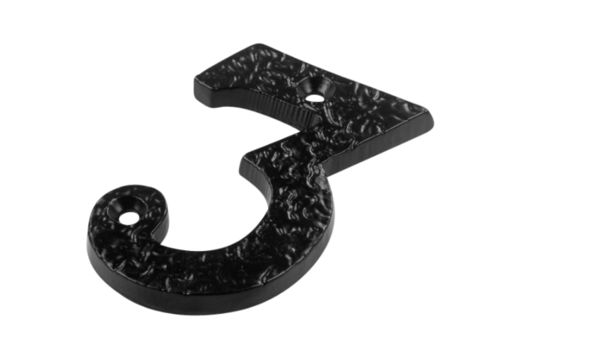 ASEC Antique Style Metal Numerals