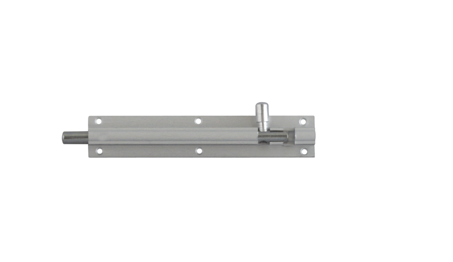 ASEC Aluminium 25mm Wide Straight Barrel Bolt