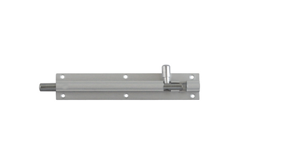 ASEC Aluminium 25mm Wide Straight Barrel Bolt