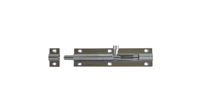 ASEC Chrome 25mm Wide Straight Barrel Bolt