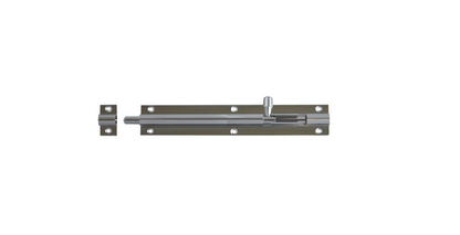 ASEC Chrome 25mm Wide Straight Barrel Bolt