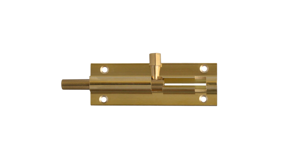 ASEC VITAL Brass 25mm Wide Straight Barrel Bolt