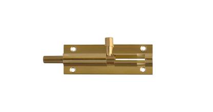 ASEC VITAL Brass 25mm Wide Straight Barrel Bolt