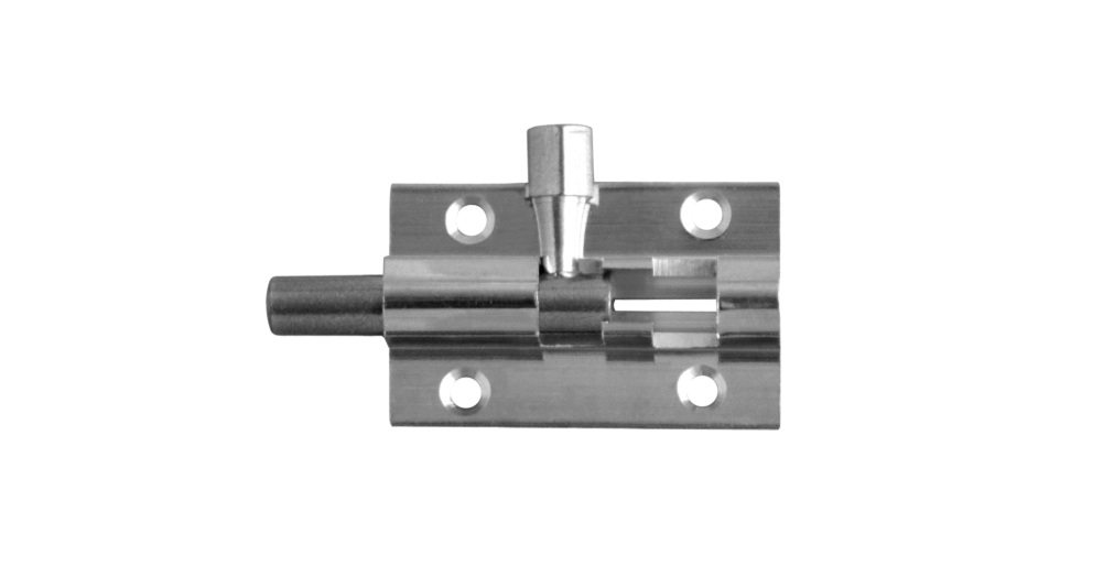 ASEC VITAL Chrome 25mm Wide Straight Barrel Bolt