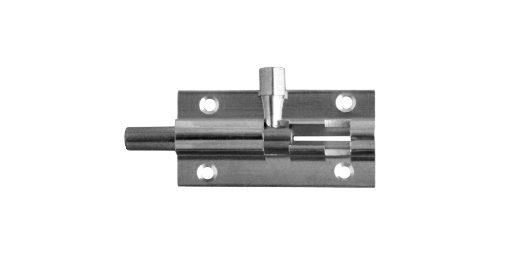 ASEC VITAL Chrome 25mm Wide Straight Barrel Bolt