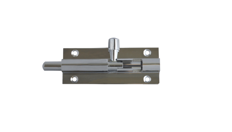 ASEC VITAL Chrome 25mm Wide Straight Barrel Bolt