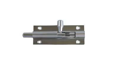 ASEC VITAL Chrome 25mm Wide Straight Barrel Bolt