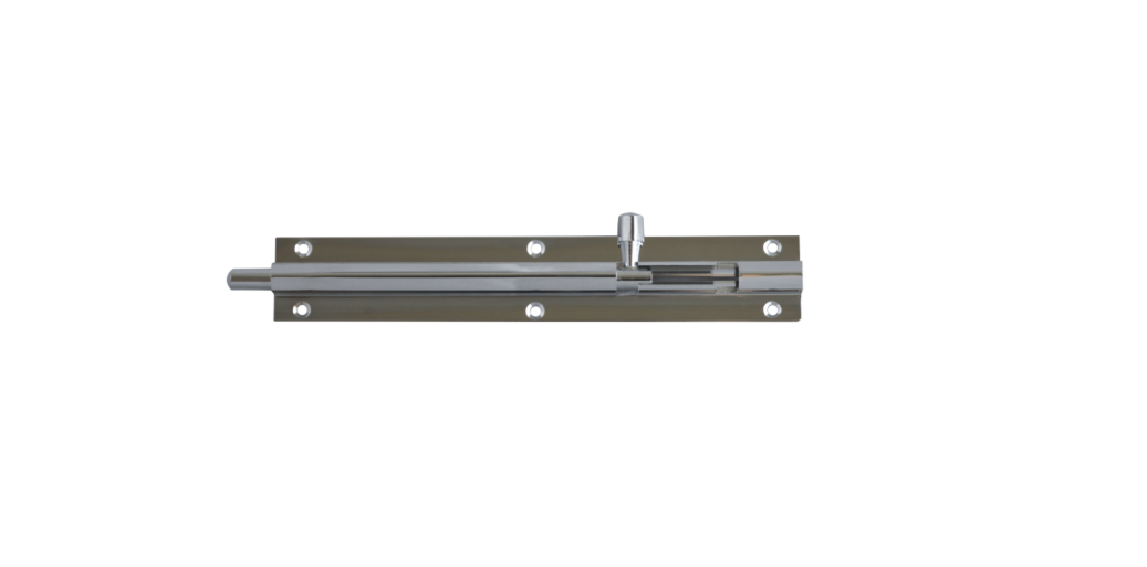 ASEC VITAL Chrome 25mm Wide Straight Barrel Bolt