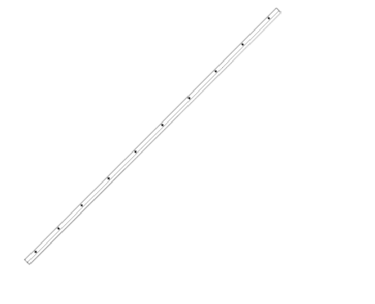 KICKSTOP 9614 16mm Birmingham Door Bar