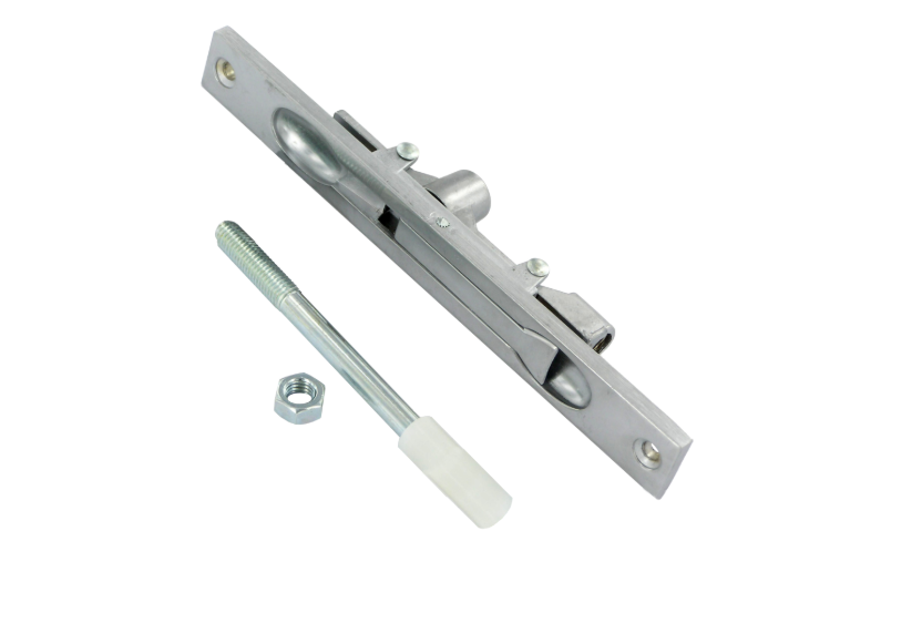 AXIM FB6401 Series Flush Bolt 20mm Wide Flat Face Silver Anodised