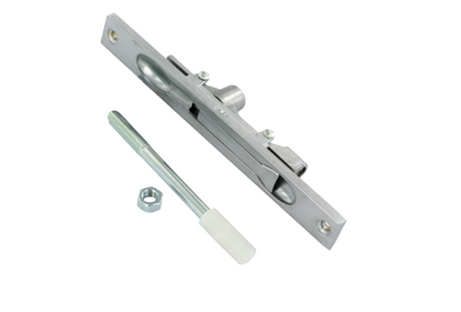 AXIM FB6401 Series Flush Bolt 20mm Wide Flat Face Silver Anodised