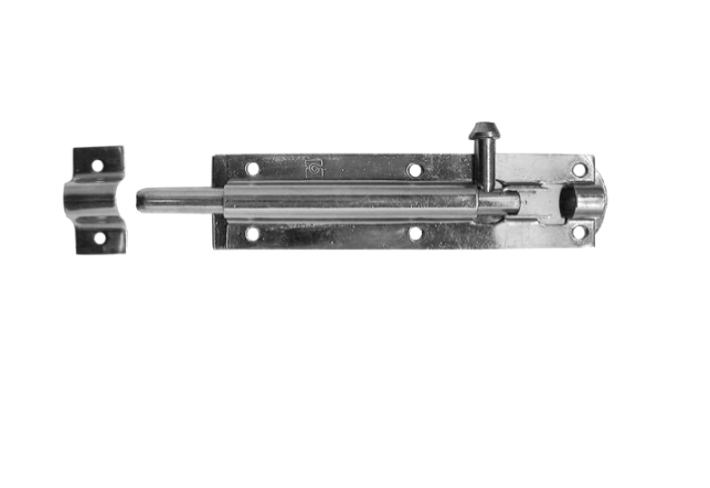 ASEC Zinc Plated Straight Tower Bolt