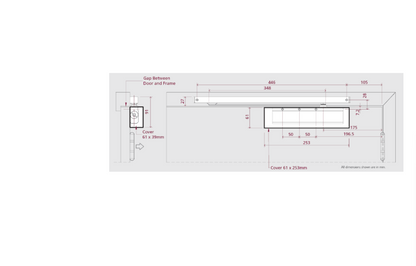 RUTLAND Fire Rated TS.11204 Slide Arm Door Closer Size EN2-4