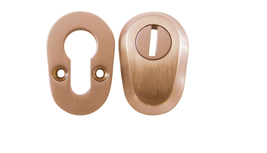 ASEC High Security Bolt Through Euro Escutcheon Set
