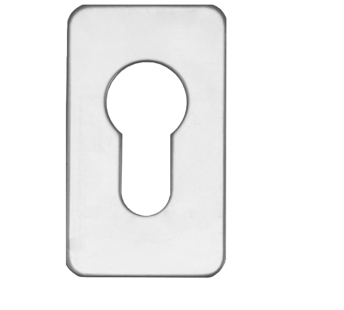 ASEC Self Adhesive 35mm x 60mm Small Euro Escutcheon