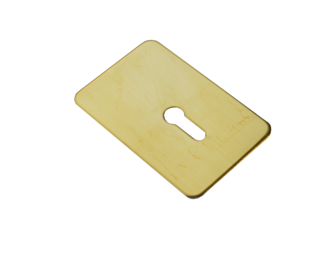 ASEC Self Adhesive 45mm x 70mm UK Mortice Escutcheon