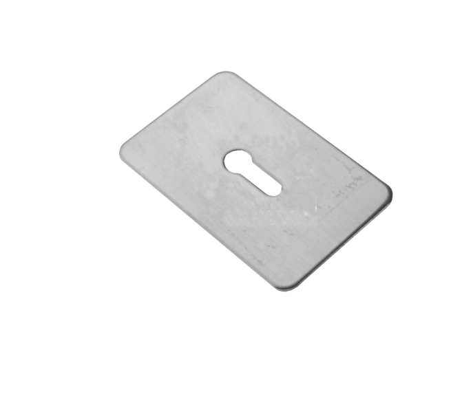 ASEC Self Adhesive 45mm x 70mm UK Mortice Escutcheon