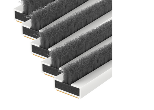 FIRESTOP Intumescent Strip 1.05m x 4mm Fire & Smoke Brush Seal (Pack Of 5)