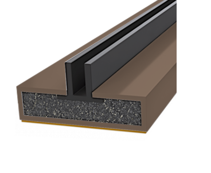FIRESTOP Intumescent Strip 2.1m x 4mm Fire & Smoke Double Fin Seal