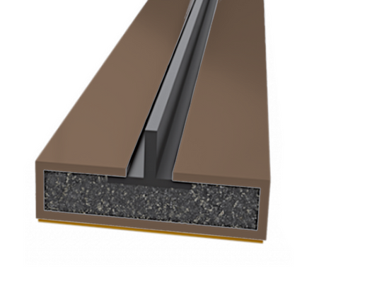 FIRESTOP Intumescent Strip 2.1m x 4mm Fire & Smoke Single Fin Seal