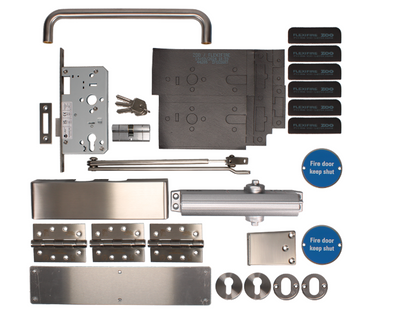 ZOO Commercial C1130/60 Fire Door Pack For Corridor Door (Locking) KITC11-FDP-C11