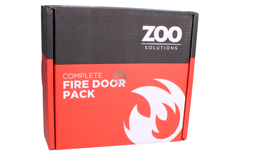 ZOO Commercial C1130/60 Fire Door Pack For Corridor Door (Locking) KITC11-FDP-C11