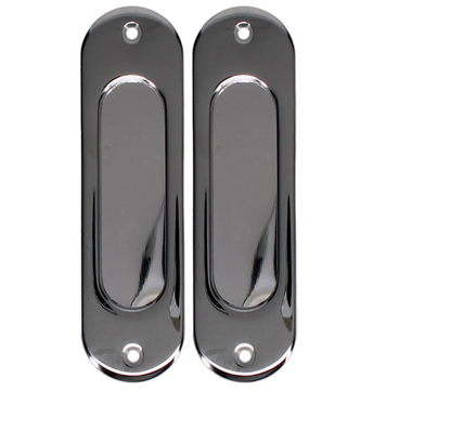 BONAITI SERRATURE Classic Sliding Door Handle Pull MOS Oval Blind Pair