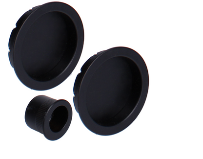 BONAITI SERRATURE Classic Sliding Door Handle Round B7D Blind Finger Pull Set