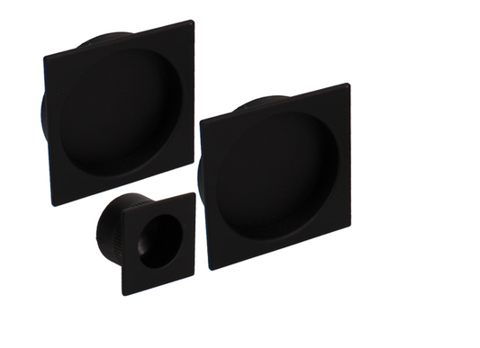 BONAITI SERRATURE Classic Sliding Door Handle Square BQD Blind Finger Pull Set