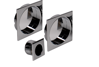BONAITI SERRATURE Classic Sliding Door Handle Square BQD Blind Finger Pull Set