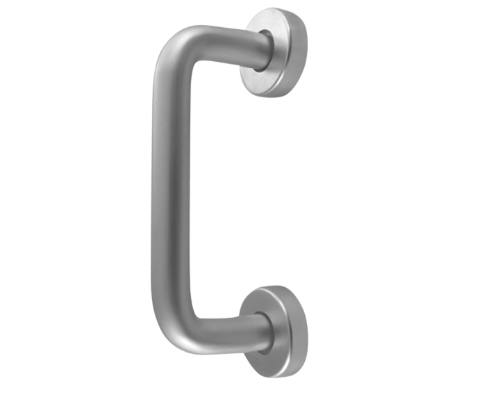 DORTREND 20RCR2 Bolt Fix Round Rose Aluminium Pull Handle